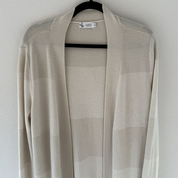 Carve Designs Long Line Sweater Women’s Medium Non-Mulesing Blend Wool Cardigan - Picture 2 of 16